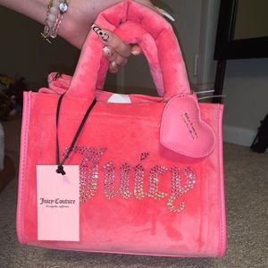Juicy couture pink lemonade big spender mini tote 💗